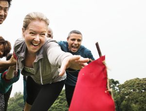 RemarkablePeople team action capture the flag